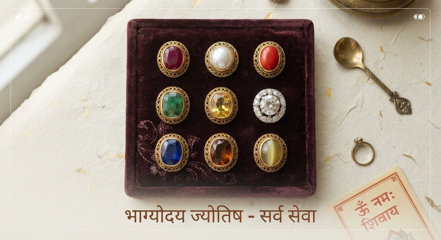 ज्योतिषीय रत्न मार्गदर्शन — नवरत्न