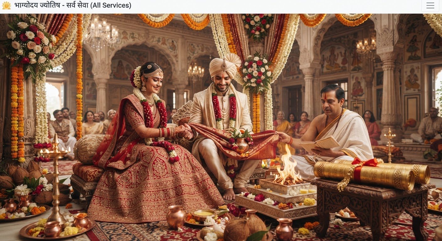 विवाह मार्गदर्शन — विवाह विधीतील गाठबंधन